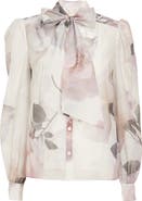 Ted Baker London Mirta Tie Neck Blouse