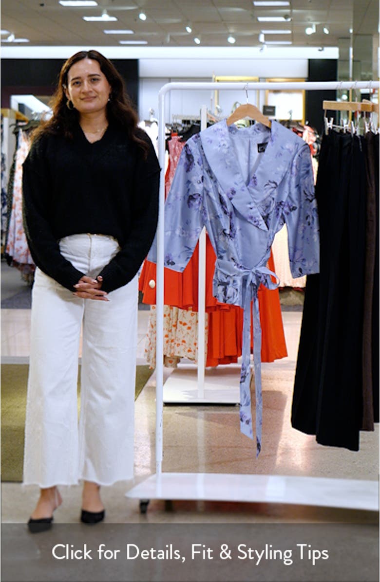 Tie Side Organza Top, sales video thumbnail