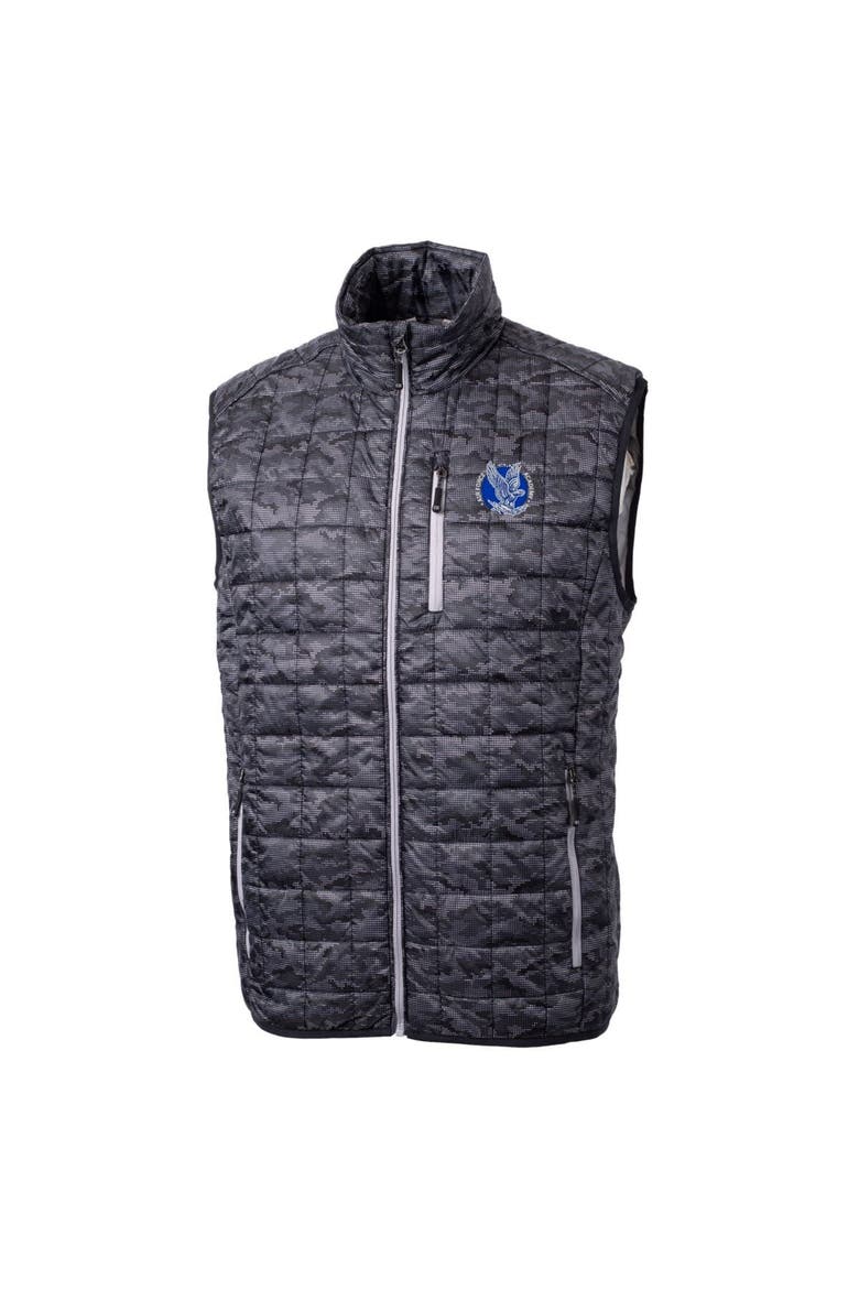 Black Air Force Falcons Primary Team Logo Rainier PrimaLoft Eco Insulated Printed Full-Zip Puffer Jacket, Alternate, color, Black