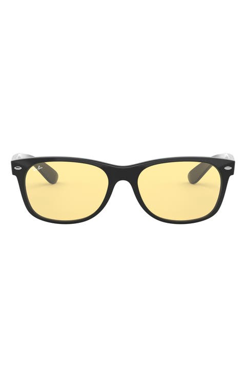 New Wayfarer 55mm Rectangular Sunglasses