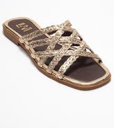 Forever & Always Shoes Alisha Leather Slide Sandal