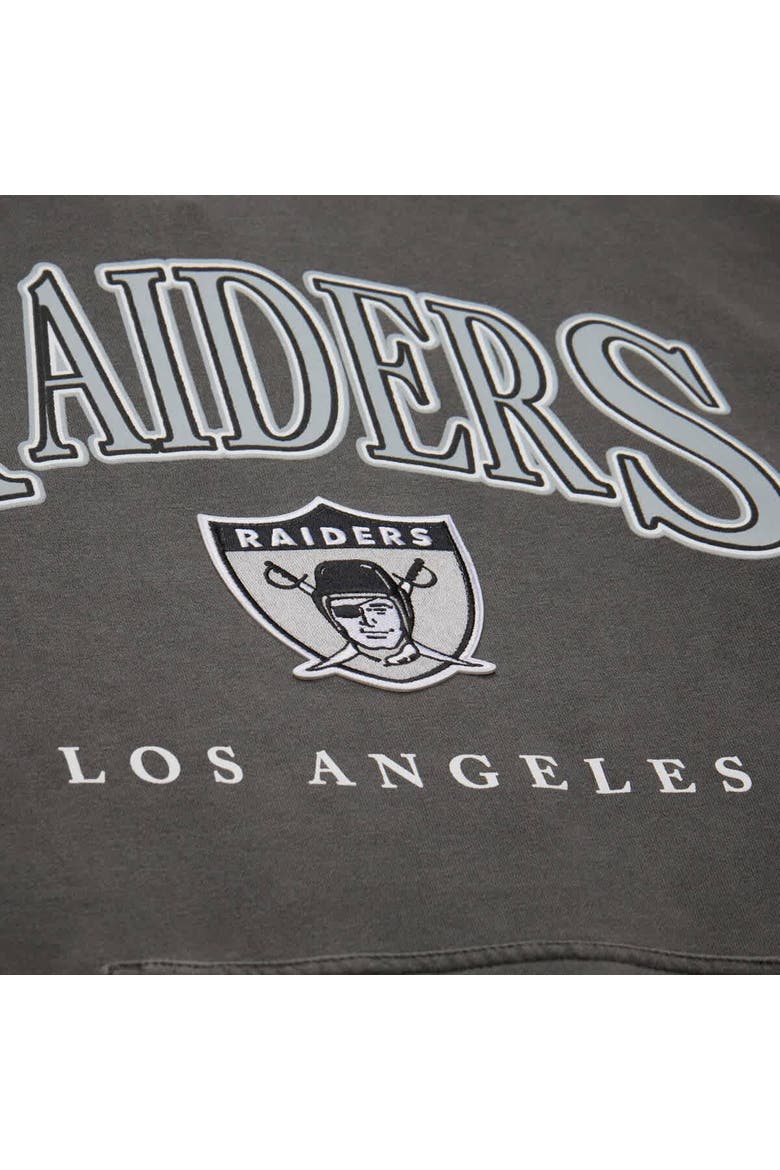 Gray Los Angeles Raiders Slot Pullover Hoodie, Alternate, color, Gray