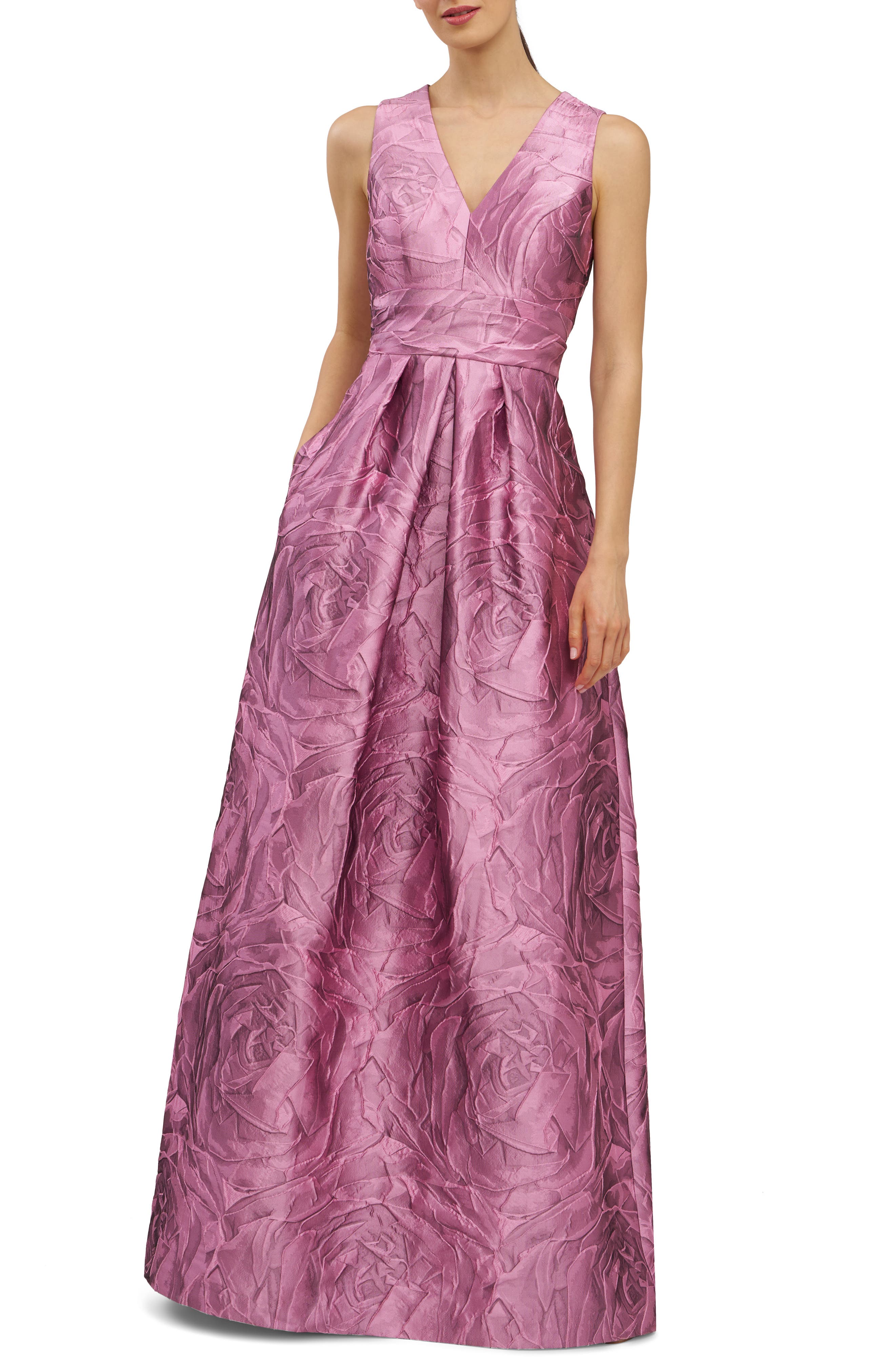 Mariah Crinkle Pleated Gown - image 5