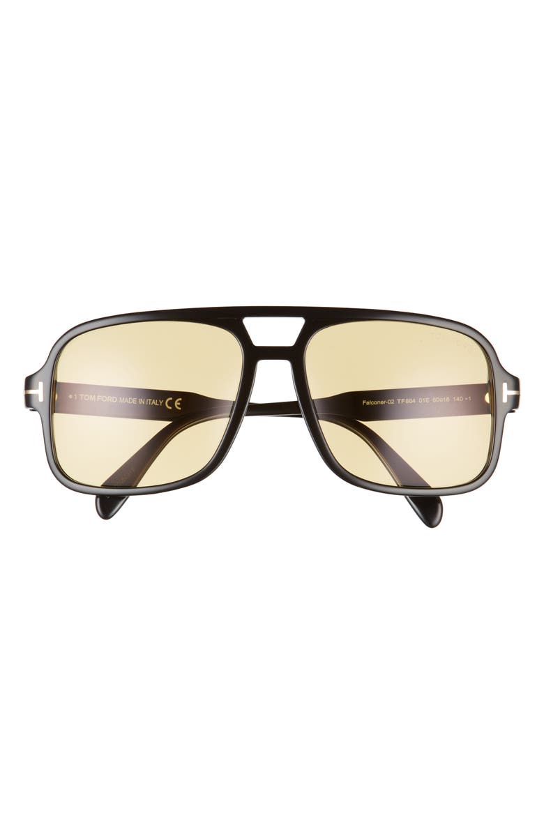 TOM FORD Falconer 60mm Navigator Sunglasses, Main, color, 