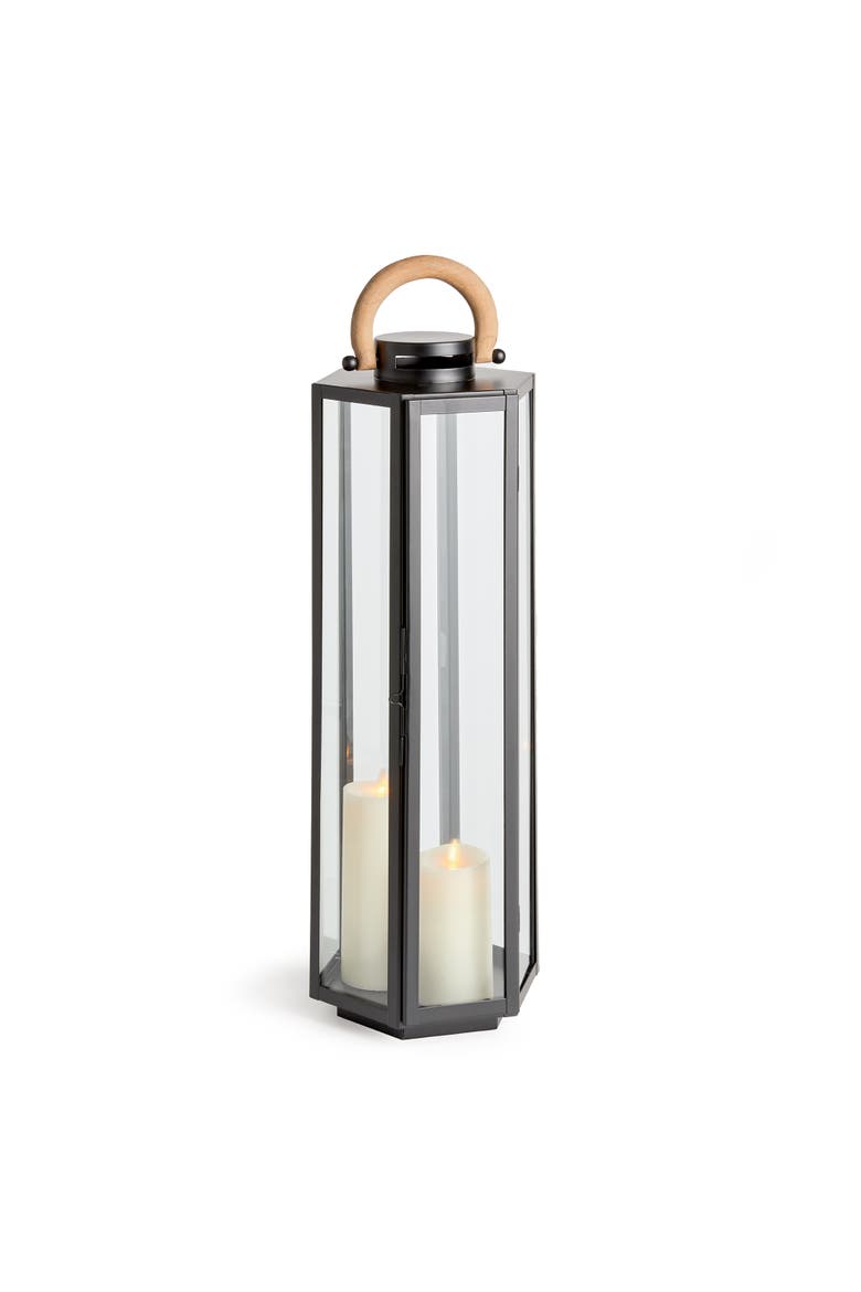 Dockside Outdoor Lantern, Main, color, Black