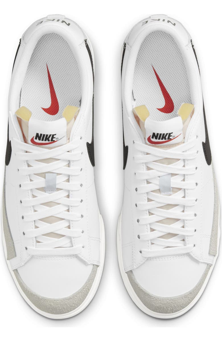 Nike Blazer Low Platform Sneaker, Alternate, color, 101 White/Black