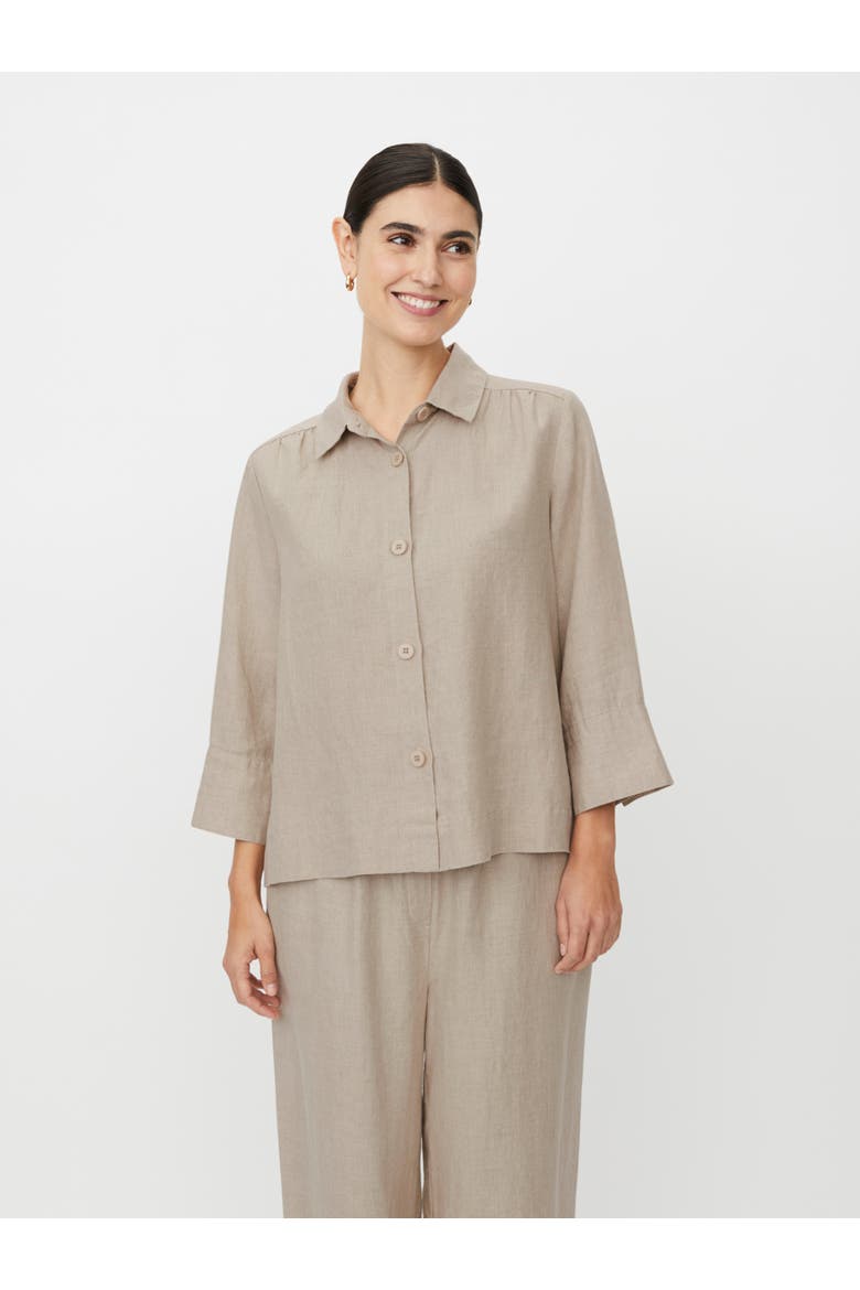 MaIdakai Linen Shirt, Main, color, Natural
