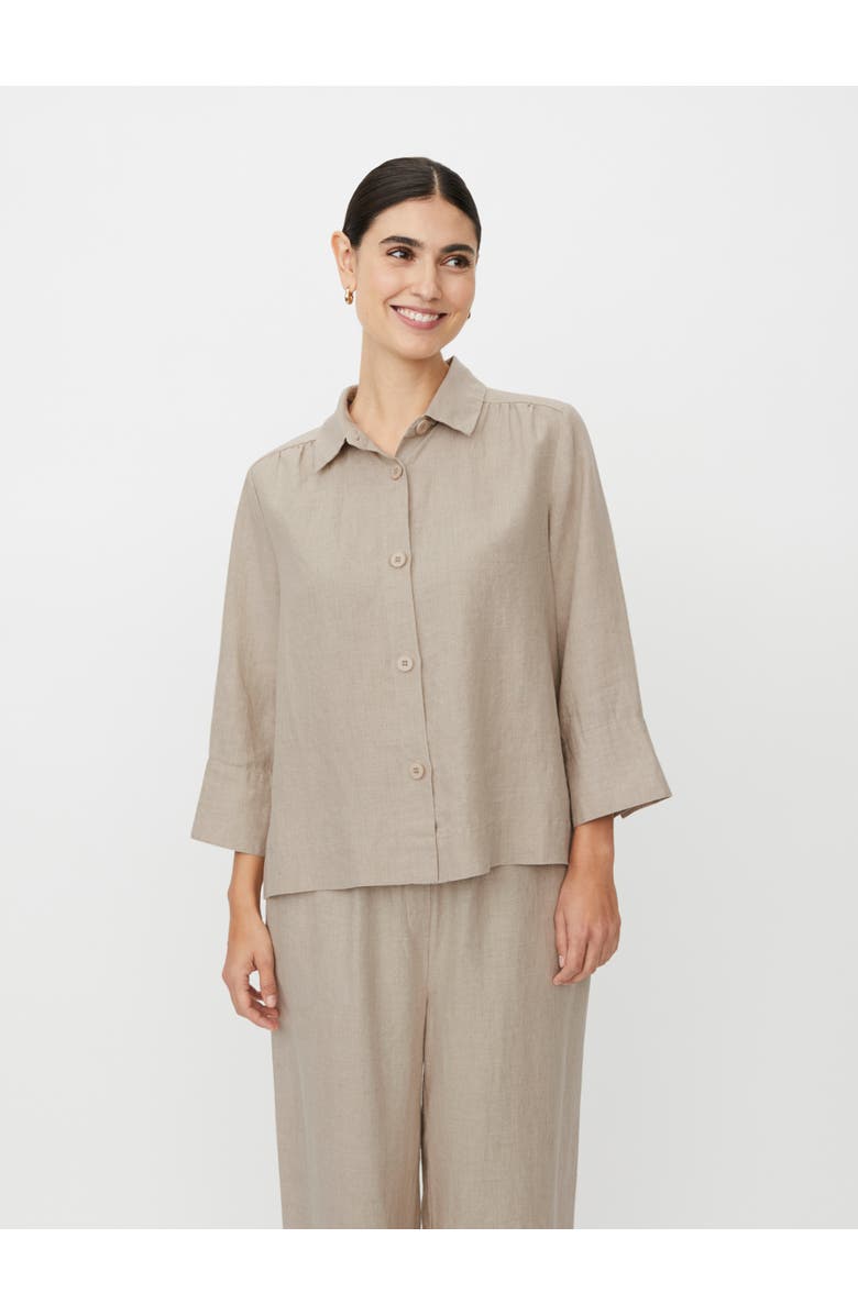 Masai Copenhagen MaIdakai Linen Shirt, Main, color, Natural