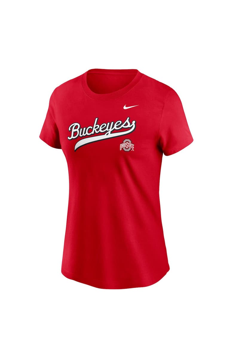Nike Women's Nike Scarlet Ohio State Buckeyes Local Script T-Shirt, Alternate, color, Scarlet