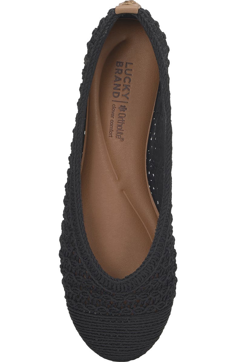 Lucky Brand Emmielu Woven Flat, Alternate, color,