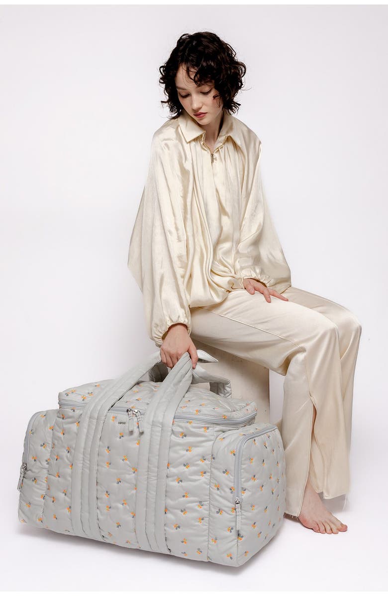 Caraa Water Repellent Organic Cotton Hospital Bag, Alternate, color, Dove - Blue