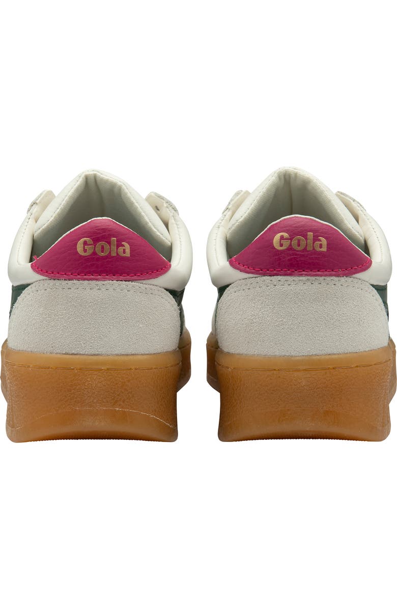 Gola Grandslam Elite Sneaker, Alternate, color, White/ Evergreen/ Fuchsia/ Gum