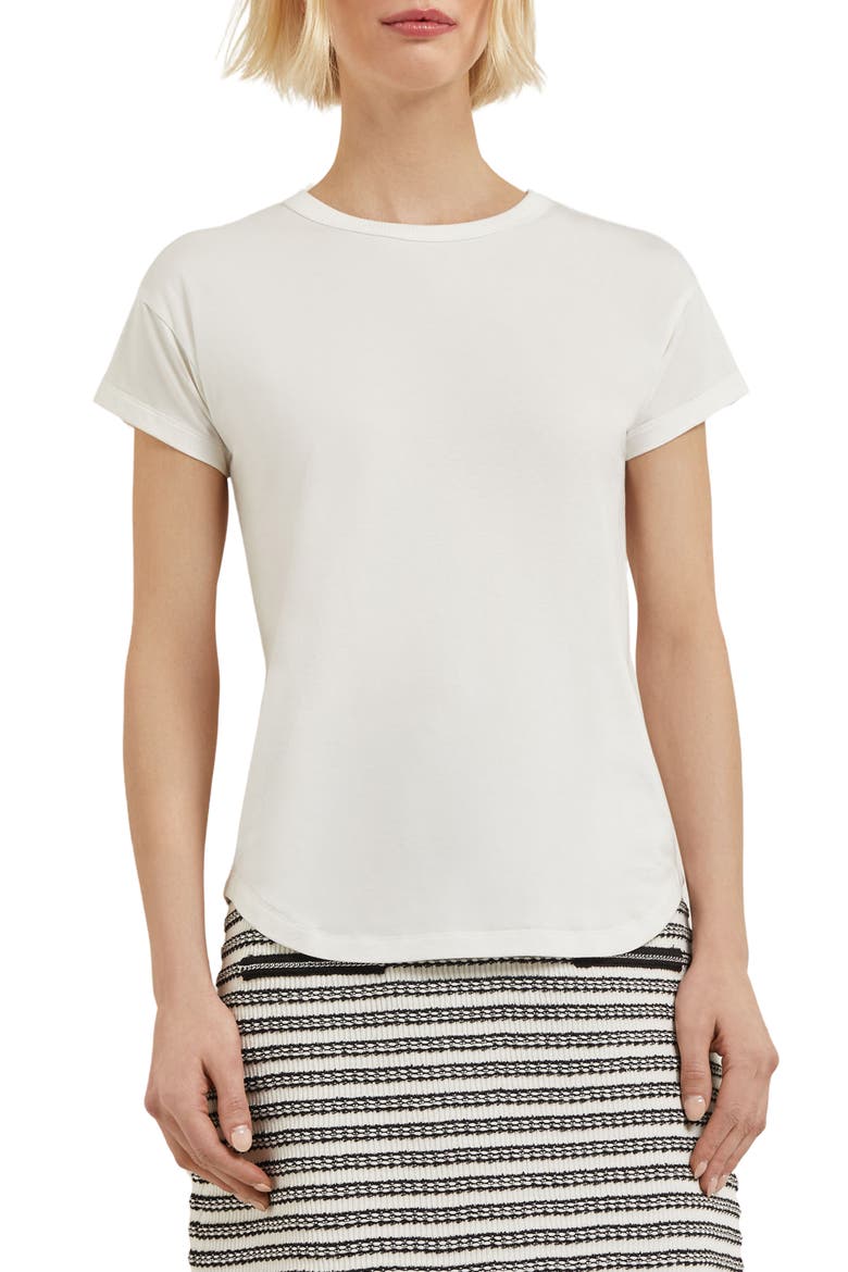 Classic Crewneck T-Shirt, Main, color, WHITE