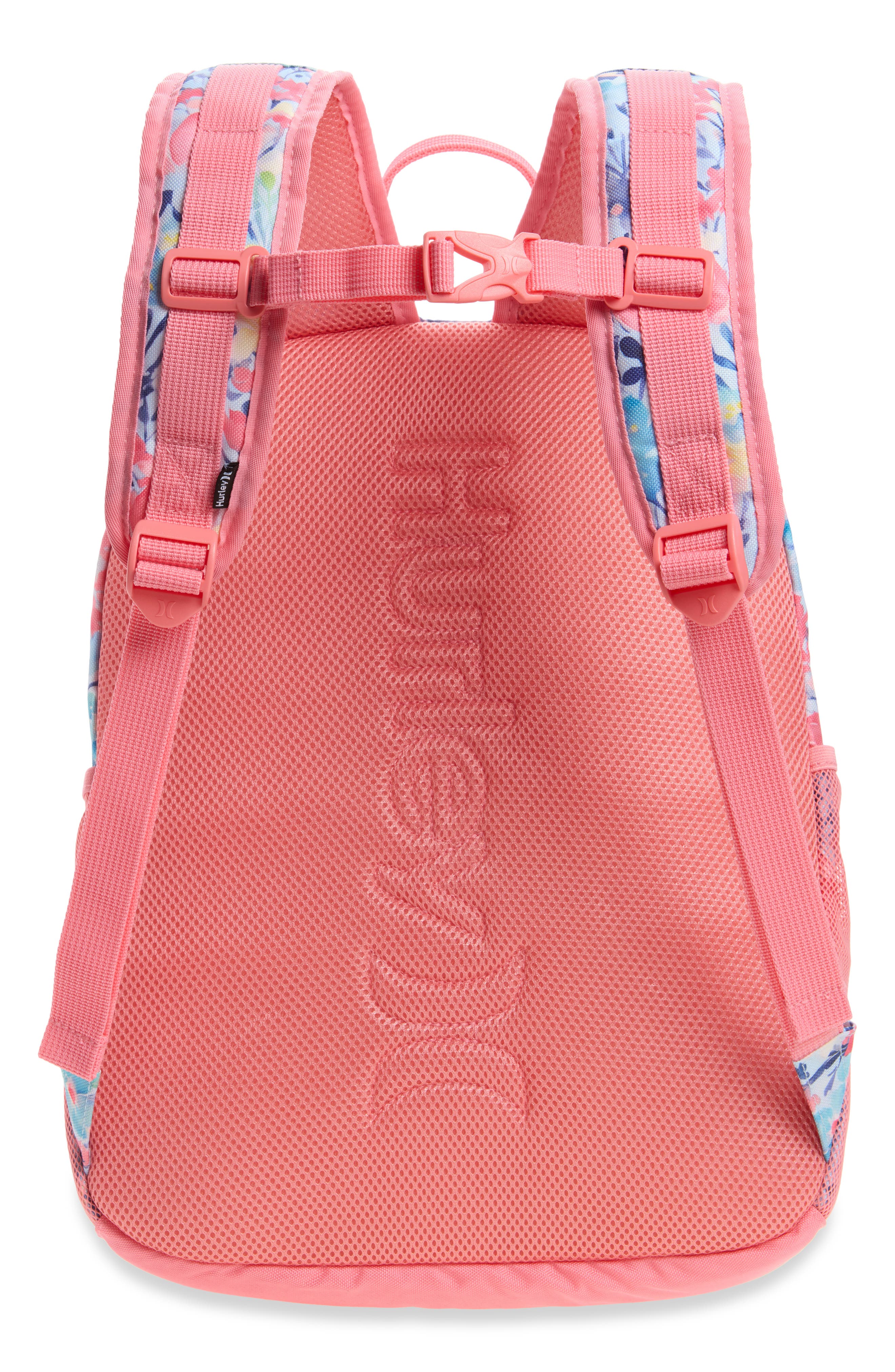 Kids' Recess Canvas Backpack, Alternate, color, SUNSET CORAL