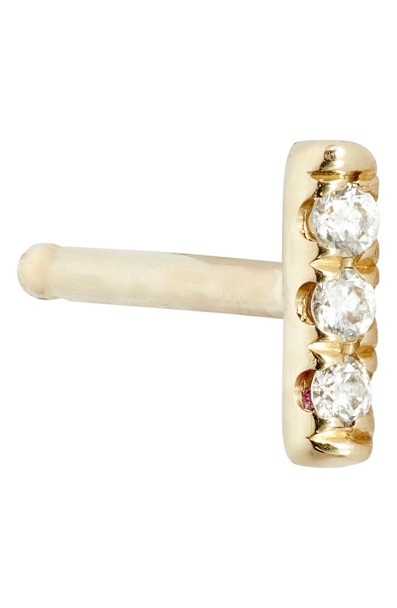 Jennie Kwon Designs Diamond Equilibrium Stud Earrings, Alternate, color, 