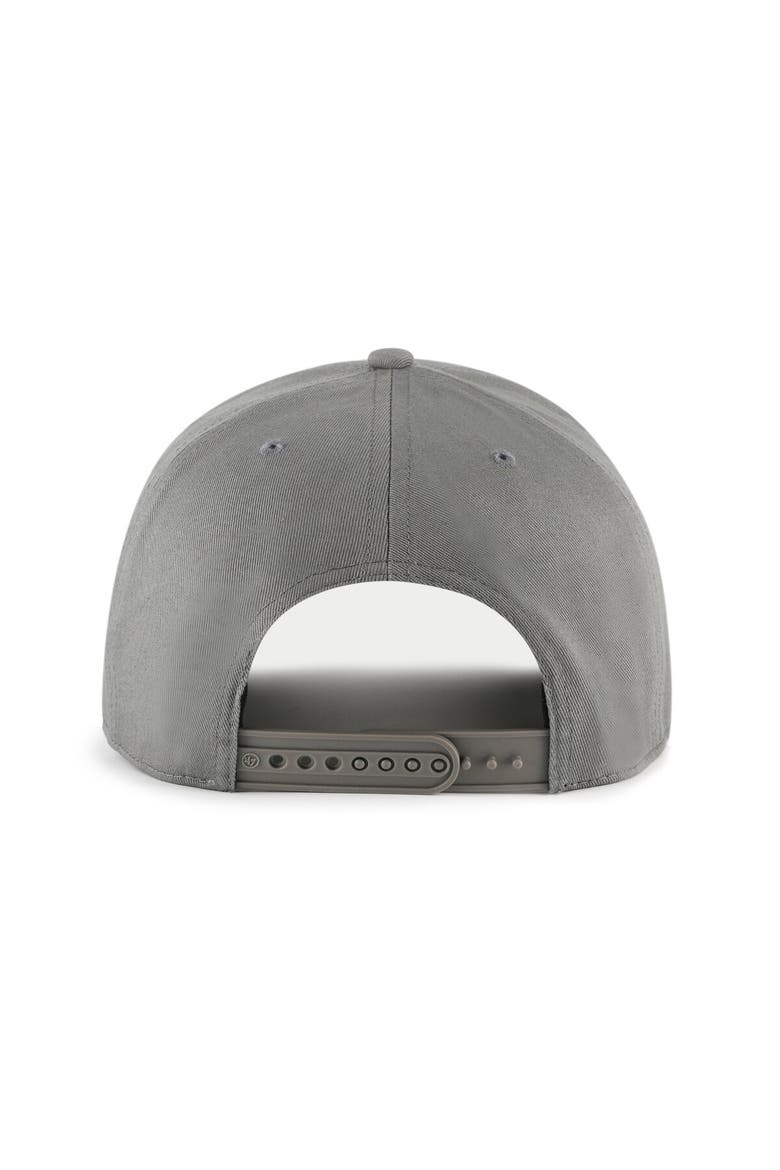 Men's '47  Gray Ohio State Buckeyes Script Fade Hitch Adjustable Hat, Alternate, color, Gray