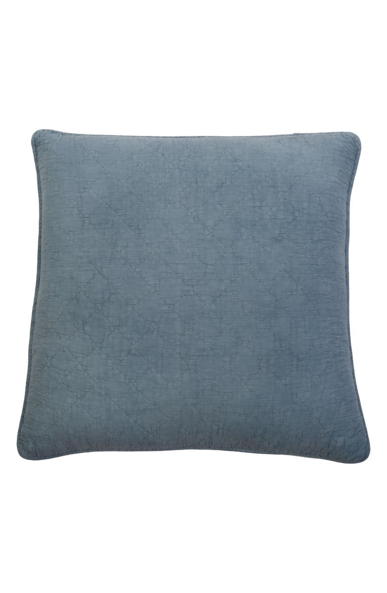 Pom Pom at Home Huntington Euro Sham, Main, color, Dusty Blue