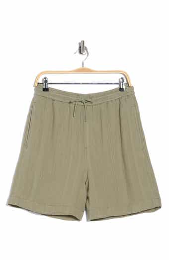 DENIM AND FLOWER Textured Drawstring Shorts
