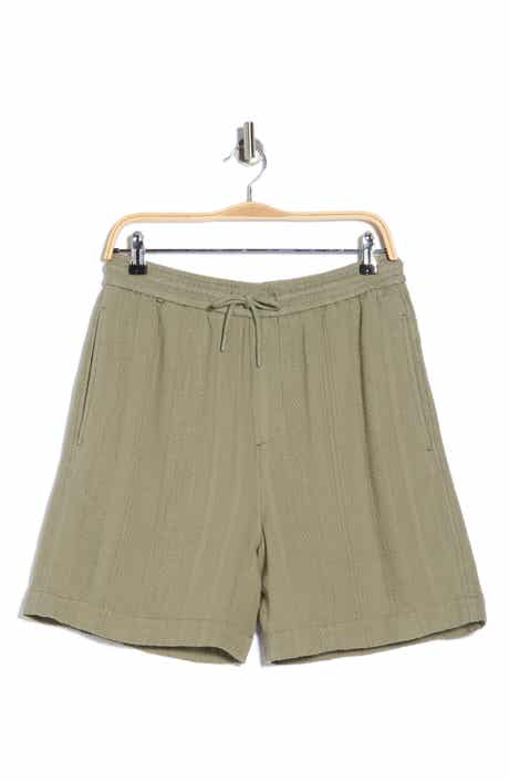 DENIM AND FLOWER Textured Drawstring Shorts