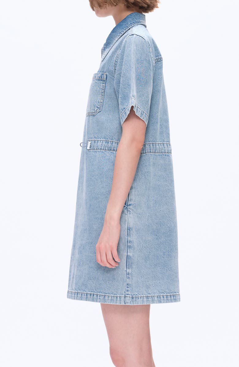 Bayeas Denim Shirtdress, Alternate, color, Light Blue