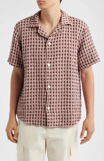 OAS Waffle Knit Camp Shirt