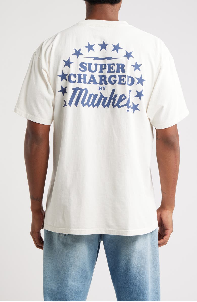 MARKET Supercharged Graphic T-Shirt, Alternate, color, Unbleached-Cotton