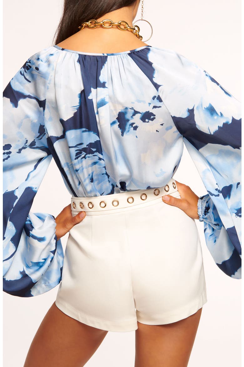 Aria Floral Top, Alternate, color, SPRING NAVY WATERCOLOR