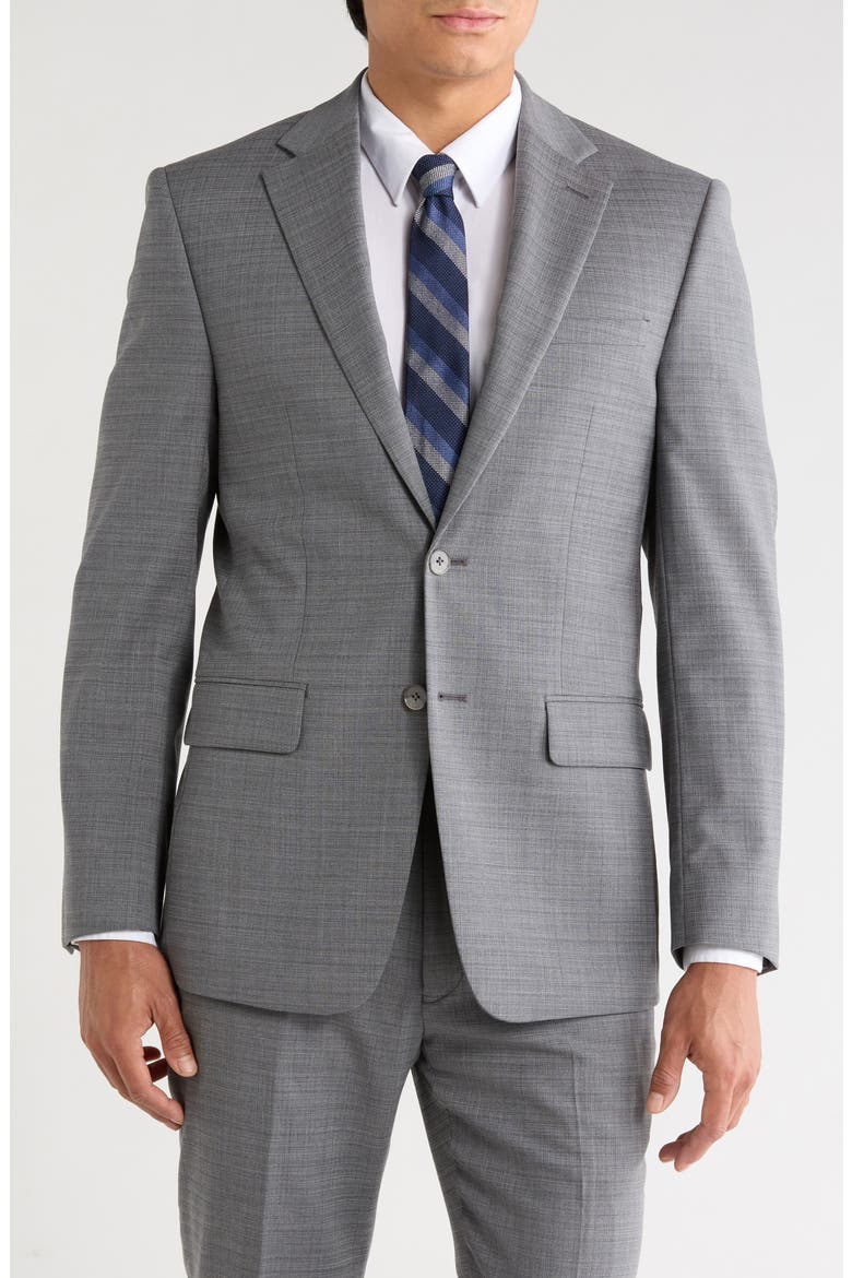 Wool Blend Sport Coat, Main, color, MEDIUM GREY
