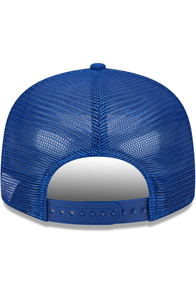 Men's New Era Royal Kentucky Wildcats Grade Trucker 9FIFTY Snapback Hat, Alternate, color, Royal