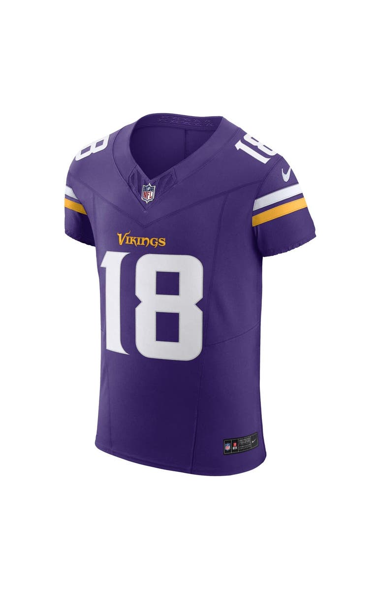 Nike Men's Nike Justin Jefferson Purple Minnesota Vikings  Vapor F.U.S.E. Elite Jersey, Alternate, color, Purple