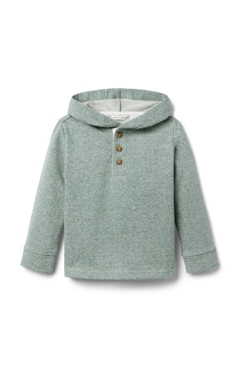 Herringbone Hooded Sweatshirt (Little Kid & Big Kid)