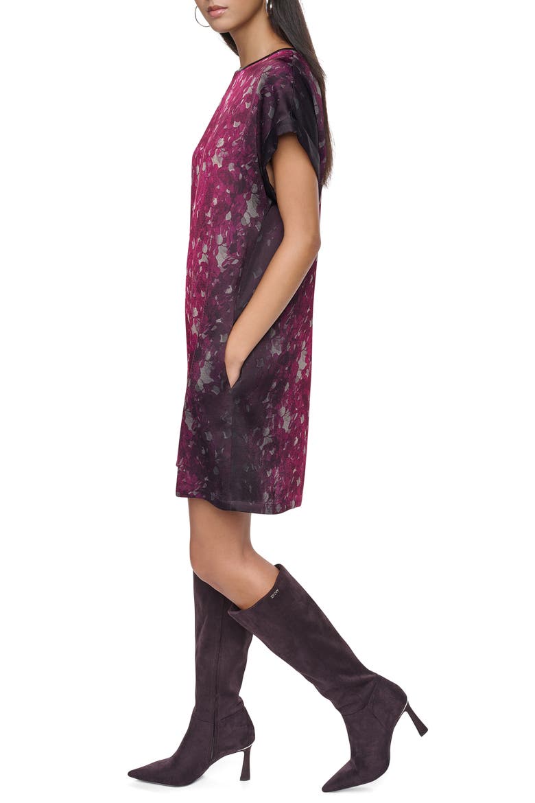 Printed Shift Dress, Alternate, color, PAILLETTE