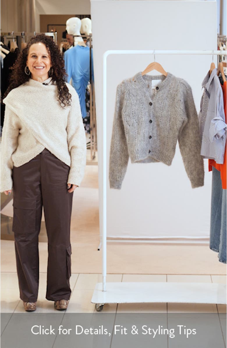 Odette Fuzzy Cardigan, sales video thumbnail