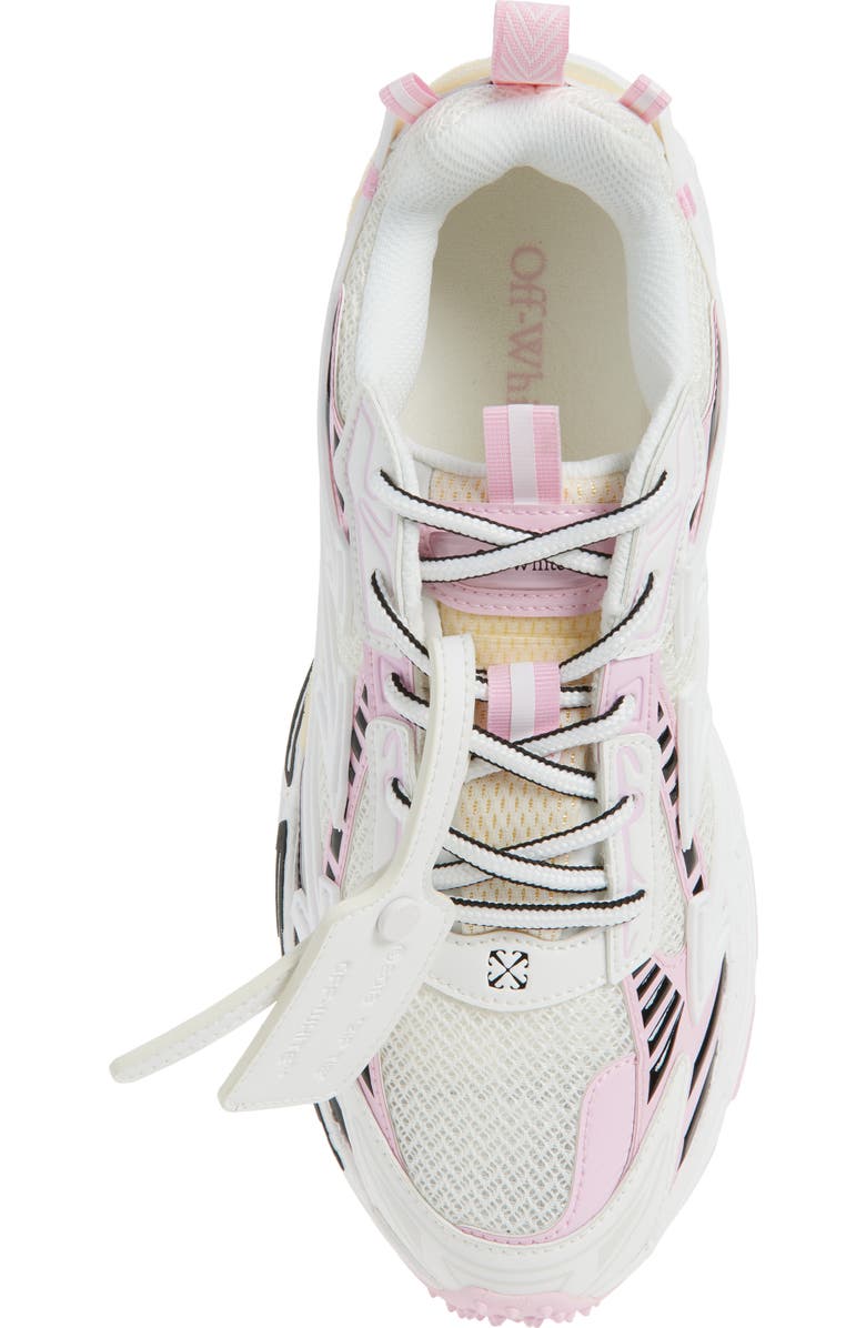 Off-White Be Right Back Sneaker, Alternate, color, White - Soft Pink