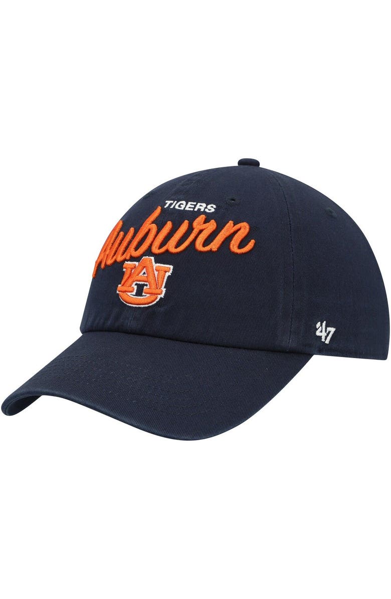 '47 Women's '47 Navy Auburn Tigers Phoebe Clean Up Adjustable Hat, Main, color, Navy