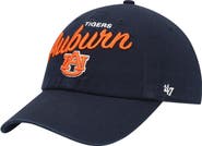 '47 Women's '47 Navy Auburn Tigers Phoebe Clean Up Adjustable Hat