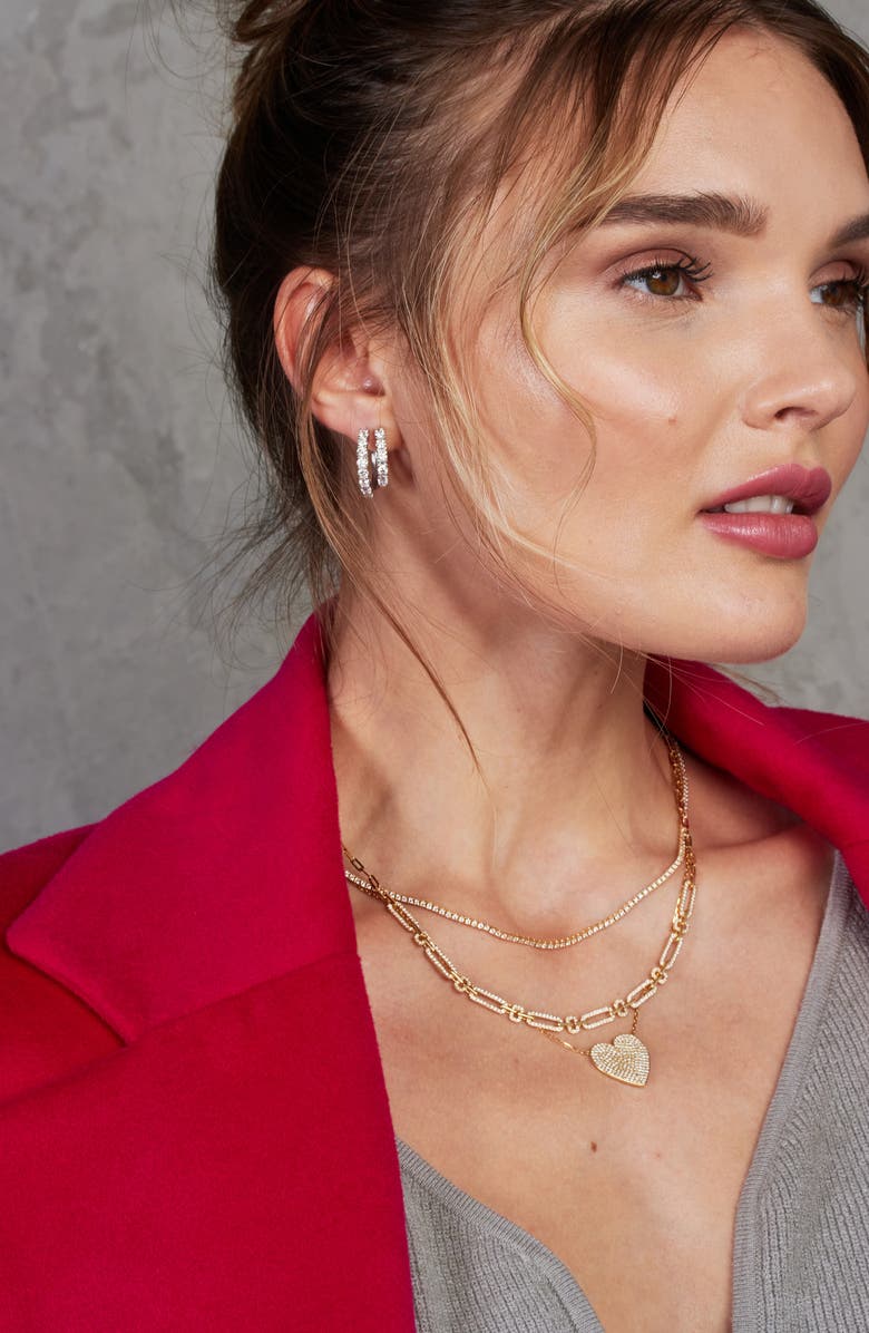 Bony Levy Audrey Diamond Hoop Earrings, Alternate, color, 