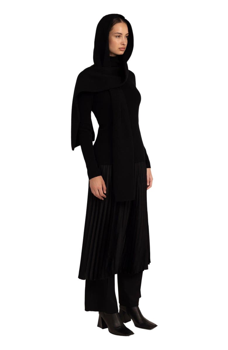 GOBI Mongolian Cashmere Hooded Cashmere Scarf, Alternate, color, 