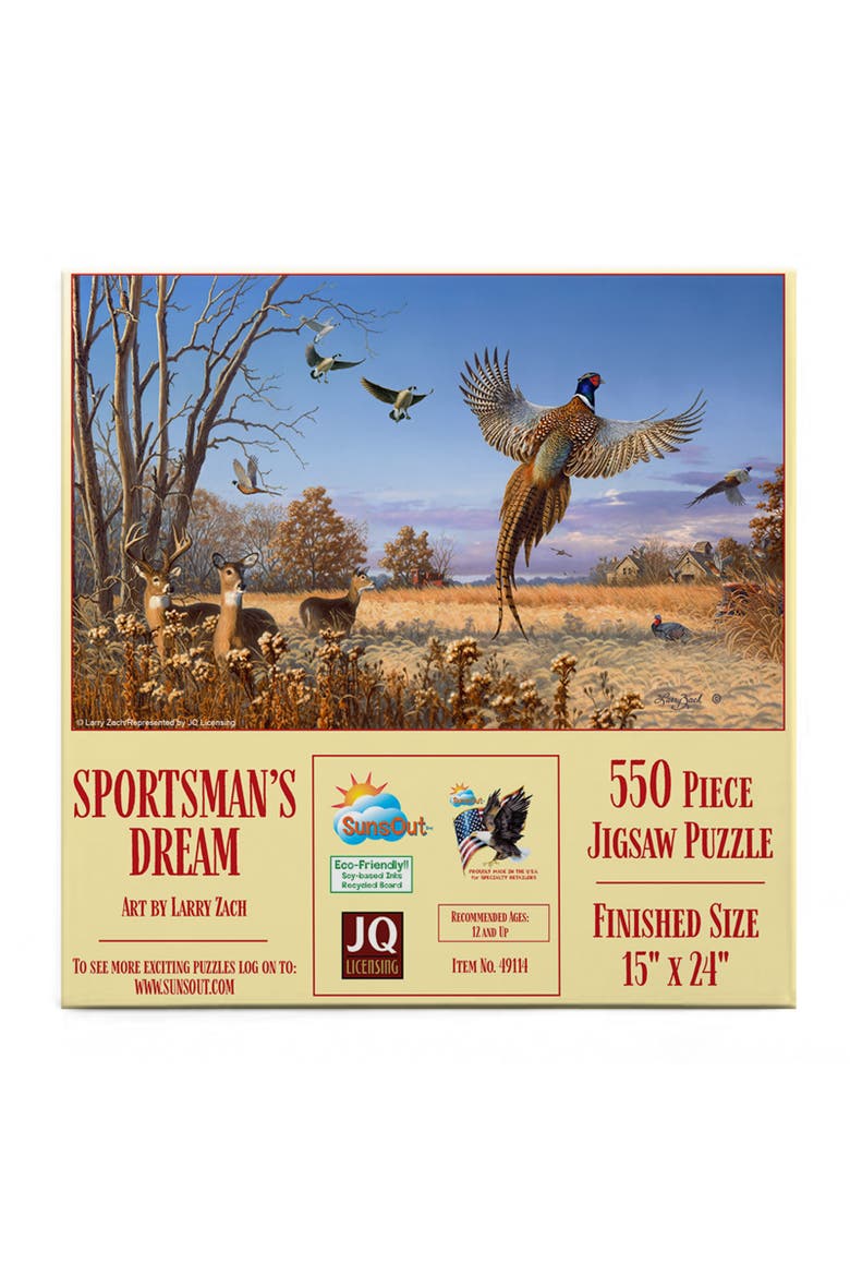 Sportsman's Dream 550 piece Jigsaw Puzzle for Adults, Alternate, color, Multicolor
