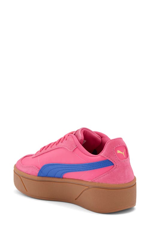 Shop Puma Club Ii Era Platform Sneaker In Pink-vivid Blue