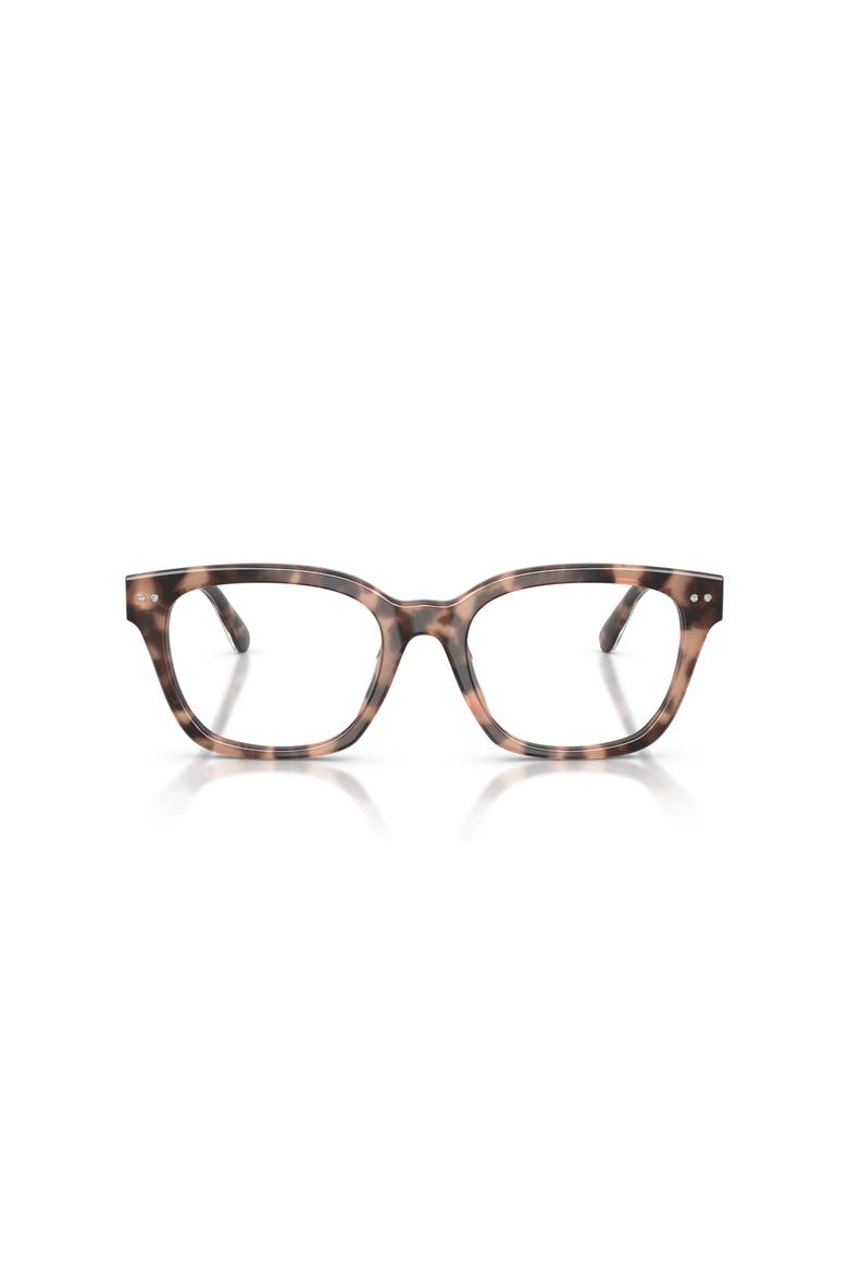 54mm Rectangle optical glasses, Alternate, color, Tortoise