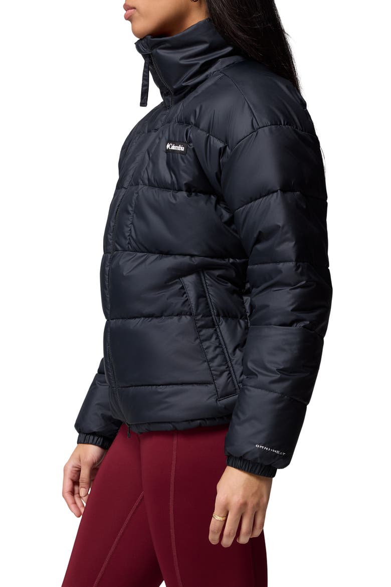 Pike Lake II Water Repellent Insulated Puffer Coat, Alternate, color, BLACK