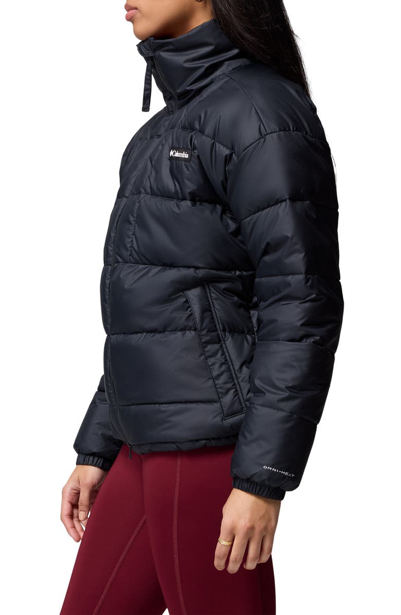Columbia Pike Lake II Water Repellent Insulated Puffer Coat, Alternate, color, Black