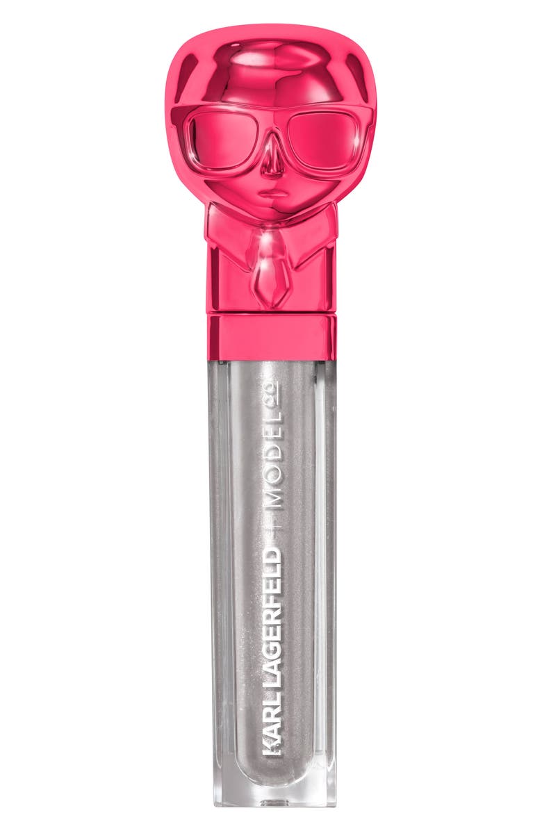 MODELCO KARL LAGERFELD + MODELCO Kiss Me Karl Lip Lights Top Coat, Main, color,