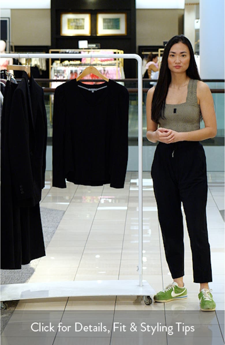 Puff Shoulder Rib Top, sales video thumbnail