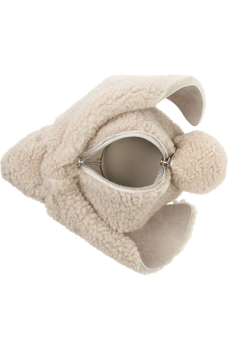 Loewe Bunny Genuine Shearling Bag, Alternate, color,