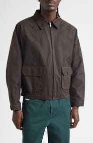 Bode Waxed Cotton Coach's Jacket