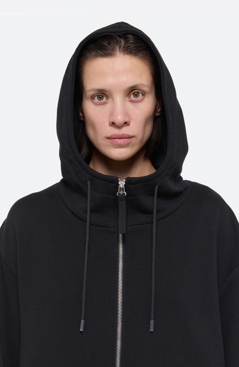 Helmut Lang Front Zip Organic Cotton Hoodie, Alternate, color,