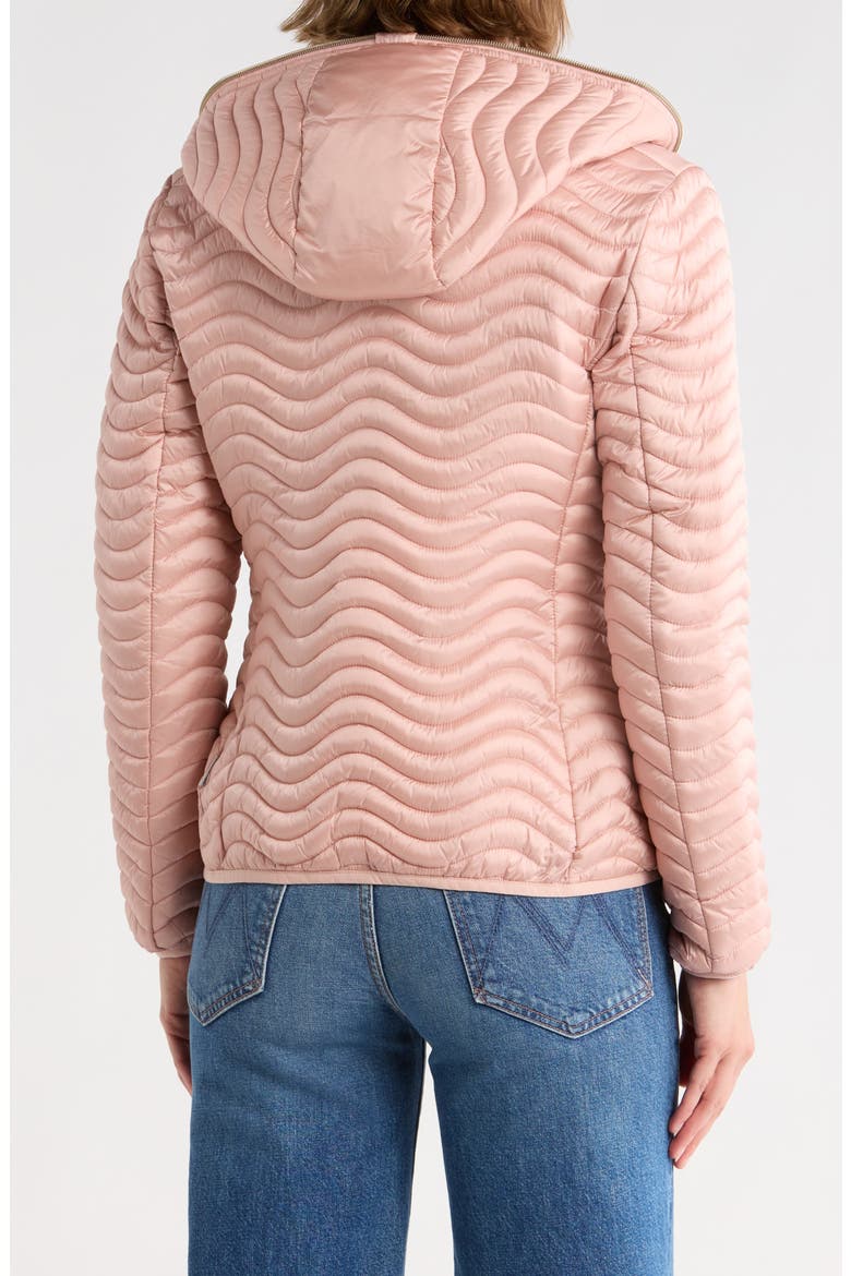 Jinnie Hooded Wavy Quilted Jacket, Alternate, color, BABY PINK