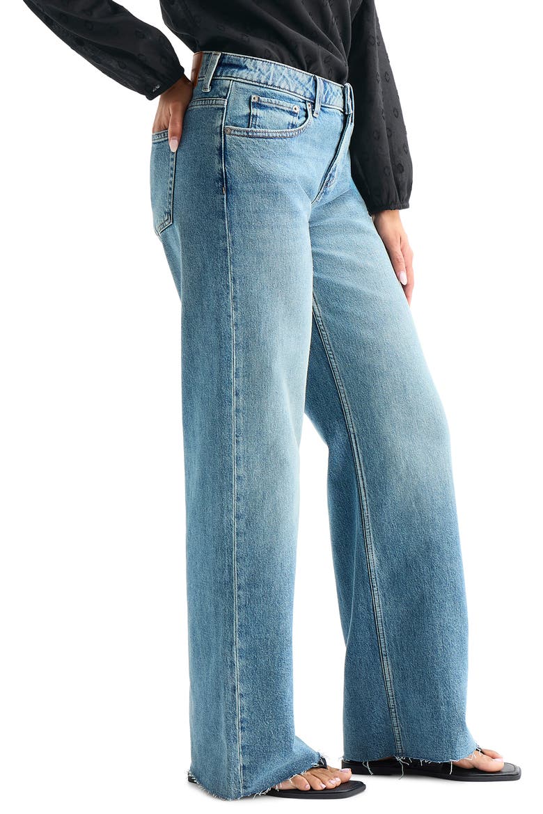 Baggy Wide Leg Jeans, Alternate, color, GOLDEN BELL CUT
